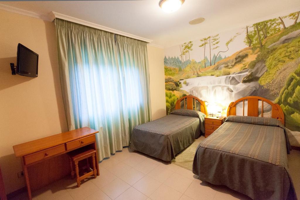 ויאלבה Hostal Restaurante Terra Cha מראה חיצוני תמונה
